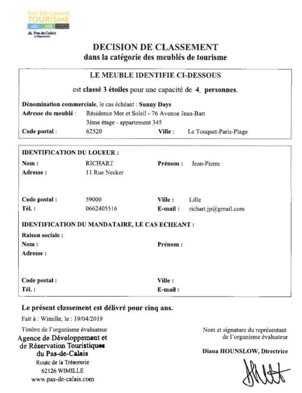 Appartement Sunny Days - App 60 M2 Avec Balcon, 4 Pers, 3E Etage, Au Calme Et Ensoleille à Le Touquet-Paris-Plage Extérieur photo